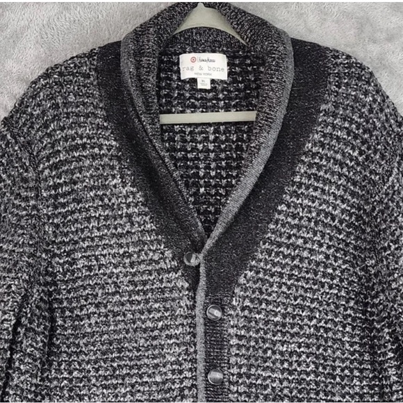 Rag & Bone for Neiman Marcus Target Collection Shawl Collar Cardigan Sweater XL - Picture 4 of 8